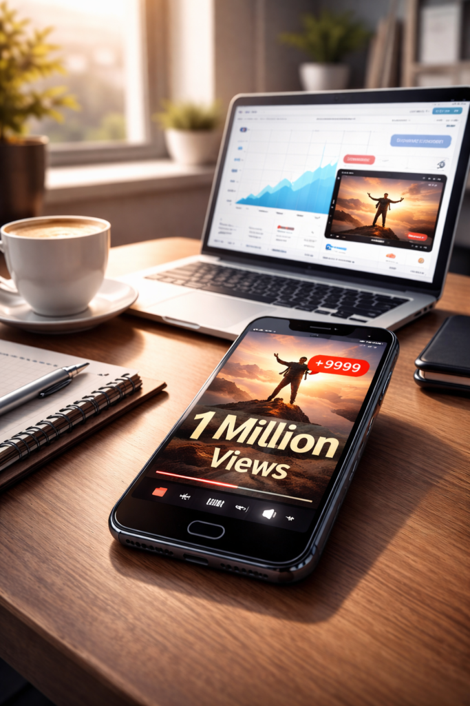 Viral social media growth strategy using free motivational reels